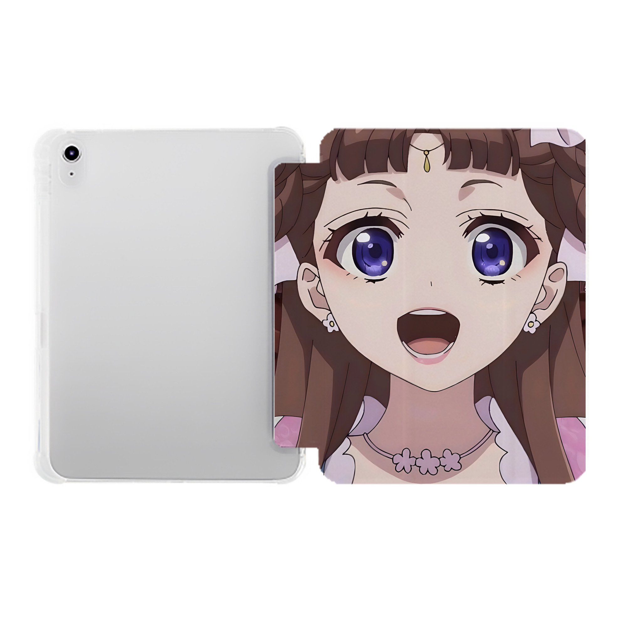 （画像用） 薬屋のひとりごと The Apothecary Diaries IPad ケース ペン収納付き 三つ折りスタンド PUレザー×シリコン 対応機種9.5/10.5/10.9インチ